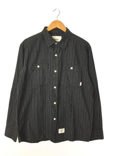 正規★ WTAPS 18SS ストライプ シャツ BOUTIQUE LS / SHIRT HELL IN BONE ダブルタップス ★S グレー WTAPS⁄ダブルタップスよりストライプシャツが買取入荷いたしました