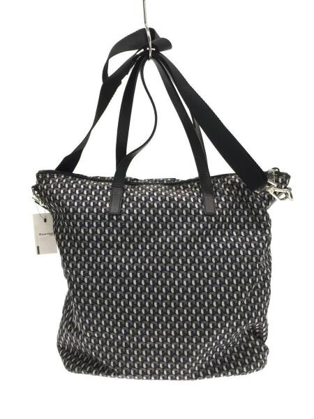 PRADA プラダ TESSUTO STAMPAT 2WAY ハンドバッグ プラダ ショルダーバッグ レディース TESSUTO IMPUNTURATO ブラック