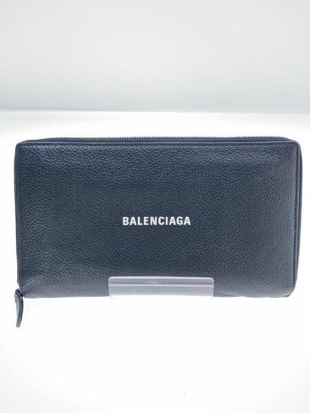 BALENCIAGA(バレンシアガ) / 長財布/山羊革/BLK/無地/メンズ/655927