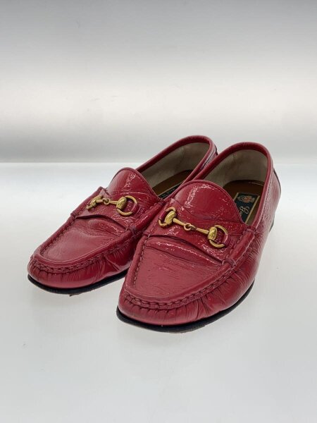 GUCCI(グッチ) / ローファー/34.5/RED/エナメル | 中古品の販売・通販 