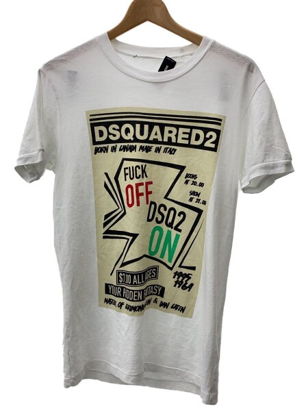 DSQUARED2(ディースクエアード) / Tシャツ/M/コットン/WHT/S71GD0752 