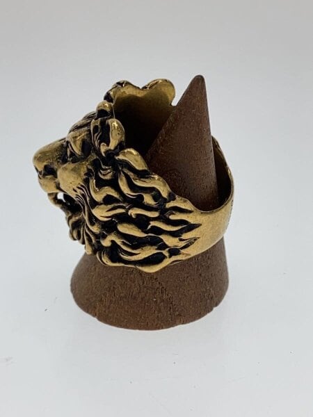 GUCCI / リング/--/19号/GLD/メンズ/ライオンヘッド GUCCI(グッチ) / リング/--/19号/GLD/メンズ/ライオンヘッド | 中古品