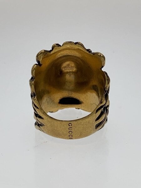 GUCCI(グッチ) / リング/--/19号/GLD/メンズ/ライオンヘッド | 中古品