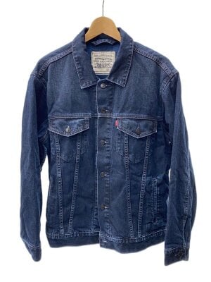 Levi’s◆Gジャン/38/コットン/NVY/無地 LEVI\u0027S リーバイス LEVIS デニムジャケット ジージャン Gジャン