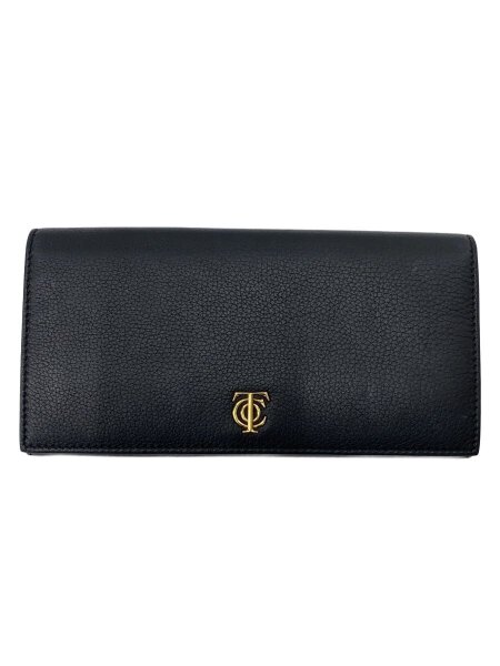 TIFFANY&Co.(ティファニー) / 長財布/レザー/BLK/無地/レディース 
