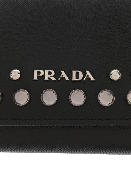 PRADA(プラダ) / 長財布/牛革/BLK/メンズ/1mh132/saffiano borchi 