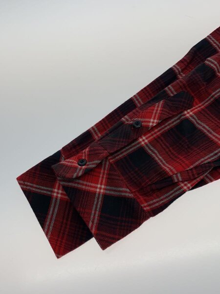 Rafu(ラフ) / 長袖シャツ/M/コットン/RED/チェック | 古着の販売・通販