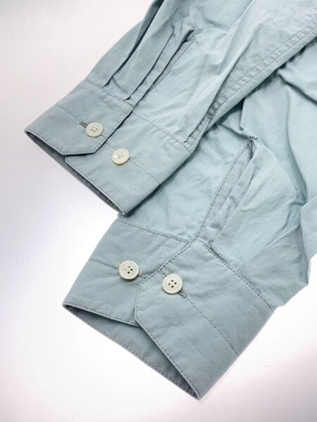 LEMAIRE(ルメール) / 長袖シャツ/44/コットン/BLU/無地/M 221 SH198