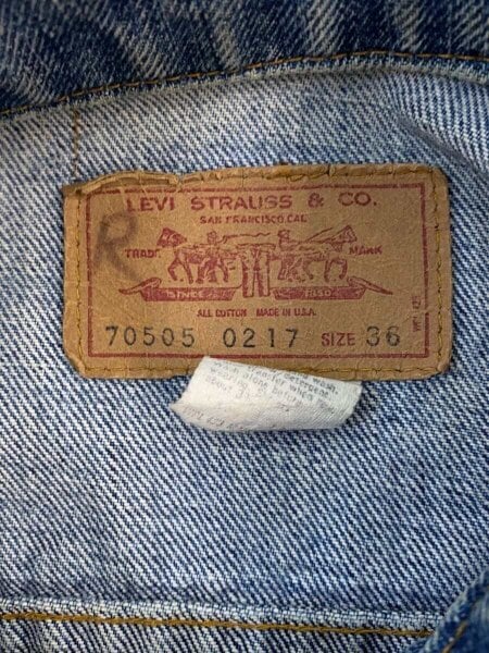 Levi's(リーバイス) / 4th/USA製/スモールe/ボタン裏52/Gジャン/36