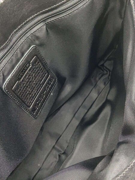 COACH(コーチ) / メッセンジャーショルダーバッグ/レザー/BLK/無地/C2S