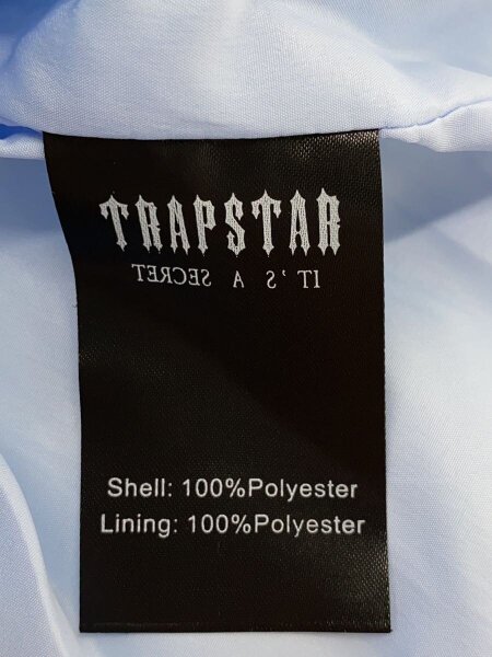 TRAPSTAR(トラップスター) / ダウンベスト/M/ポリエステル/BLU/無地