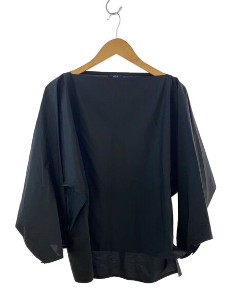 YLEVE イレーヴ ブラック 長袖 ブラウス YLEVE / COTTON VOILE LAWN 