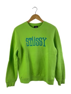 STUSSY(ステューシー) / スウェット/S/コットン/YLW/ロゴ/蛍光イエロー 