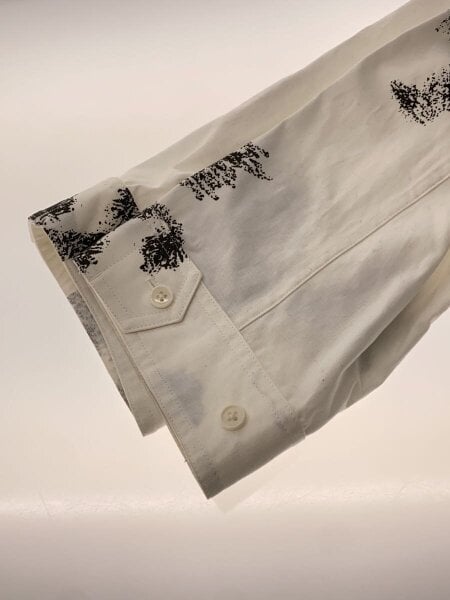 AiE / ジャケット/M/コットン/WHT/総柄/pu651 AiE(エーアイイー) / ジャケット/M/コットン/WHT/総柄/pu651 | 古着の