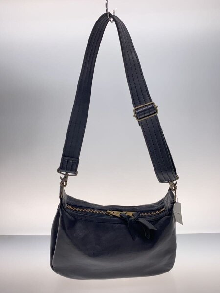 Cushman ブラックレザーショルダーバッグ CUSHMAN(クッシュマン) / ショルダーバッグ/レザー/BLK | 中古品の販売