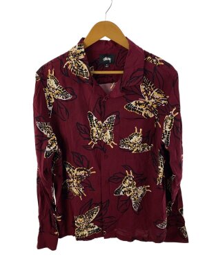 STUSSY(ステューシー) / 長袖シャツ/M/コットン/WHT/無地/1110364