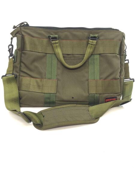 専用ブリーフィング メッセンジャーバッグ カーキ Beams x BRIEFING