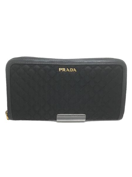 PRADA(プラダ) / ラウンドジップ/キルティング/長財布/ナイロン 