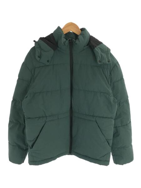 ZARA(ザラ) / HOODED PUFFER JACKET/ジャケット/L/ナイロン/グリーン 
