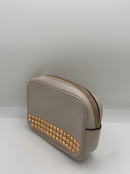 COACH(コーチ) / ポーチ/レザー/ベージュ | 中古品の販売・通販なら 