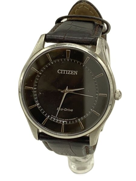 CITIZEN(シチズン) / 腕時計/アナログ/レザー/BLK/BRW/E031-S103720 
