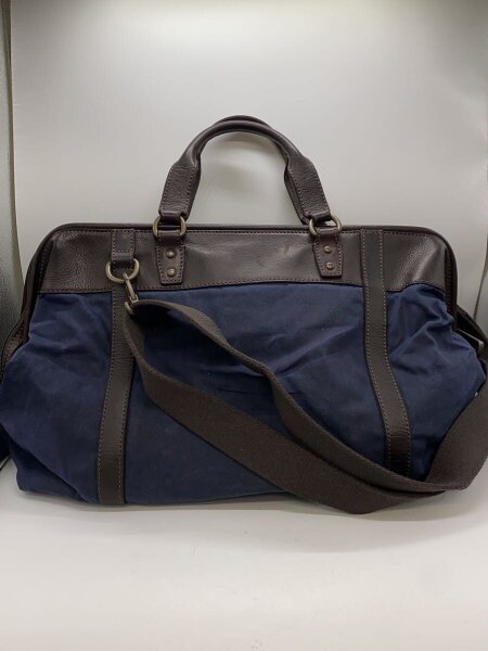 FOSSIL(フォッシル) / ボストンバッグ/キャンバス/ネイビー | 中古品の 