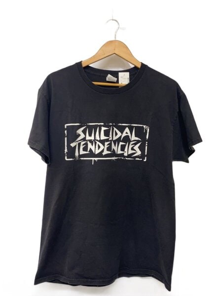 Hanes(ヘインズ) / suicidal tendencies/Tシャツ/L/コットン/BLK 