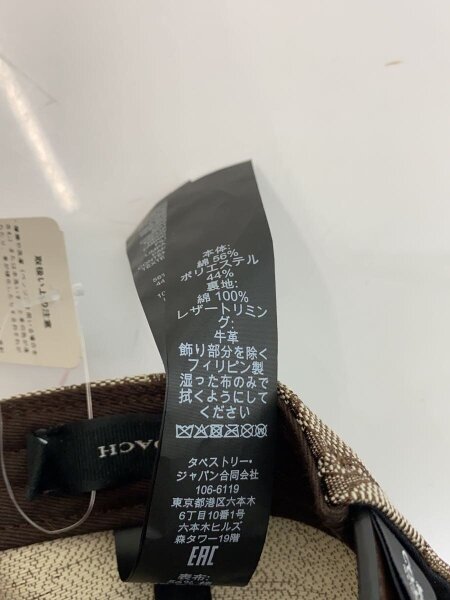 COACH(コーチ) / キャップ/S/コットン/BRW/総柄/メンズ/CH788 | 中古品