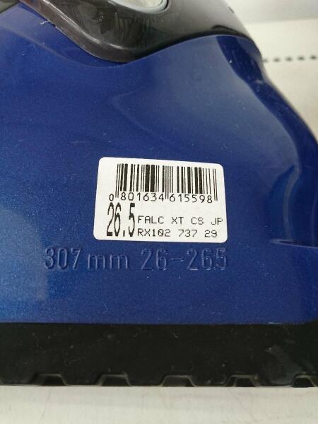 中古良品】SALOMON Falcon XR CS 26-26.5cm 2025年最新】SALOMON