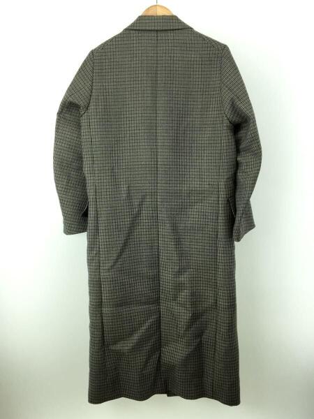 AURALEE DOUBLE FACECHECKCHESTERFIELDCOAT