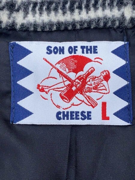 SON OF THE CHEESE(サノバチーズ) / チェスターコート/L/ウール/BLK