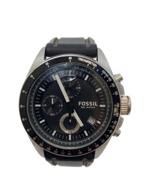 FOSSIL(フォッシル) / 自動巻腕時計/アナログ/レザー/BLK/BRW/SS 