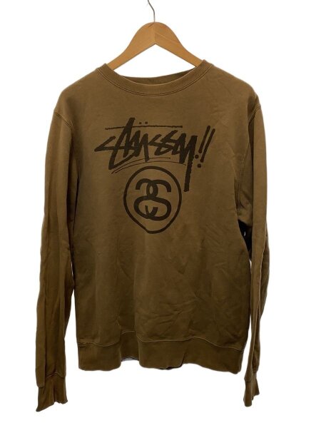 STUSSY(ステューシー) / 90s～00s/ロゴスウェット/L/コットン/KHK 