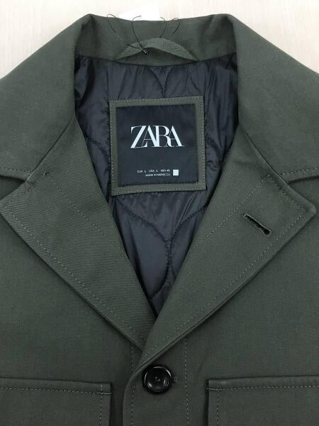 Zara ザラ ジャケット L コットン Khk 中綿 セカンドストリート 衣類 家具 家電等の買取と販売ならセカンドストリート お問い合わせ番号