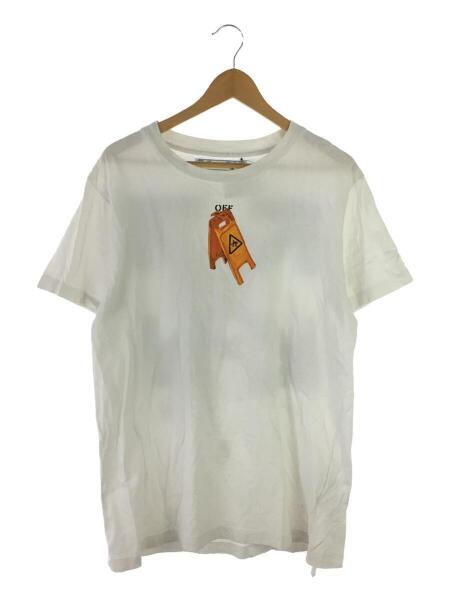 OFF-WHITE(オフホワイト) / Tシャツ/L/コットン/WHT/OMA027F20FAB003 