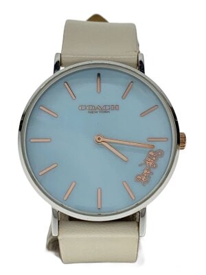 COACH(コーチ) / クォーツ腕時計/アナログ/レザー/GLD/PNK/14503884