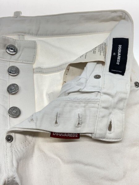 DSQUARED2(ディースクエアード) / ボトム/42/デニム/WHT/S74LB1032 