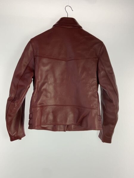 666 Leather Wear レザージャケット 38 666 Leather Wear◇ダブルライダースジャケット/38/レザー/BLK