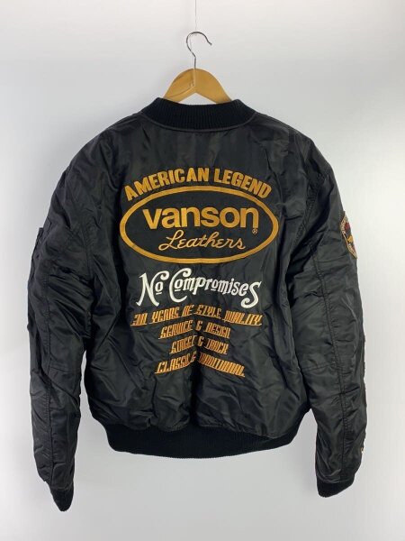 VANSON / ブルゾン/XXL/ナイロン/BLK/VS14111W VANSON(バンソン) / ブルゾン/XXL/ナイロン/BLK/VS14111W | 古着の販売