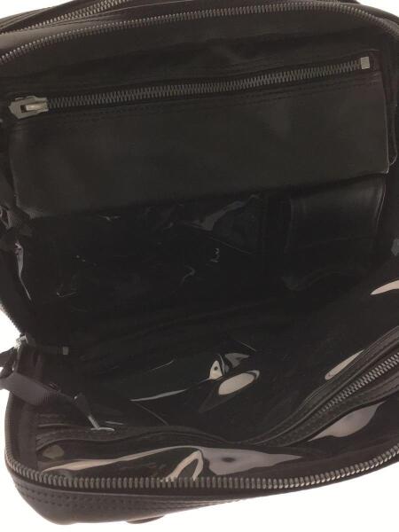 LUGGAGE ラゲッジレーベル 青バツ ショルダー 黒 LABEL(ラゲッジ 