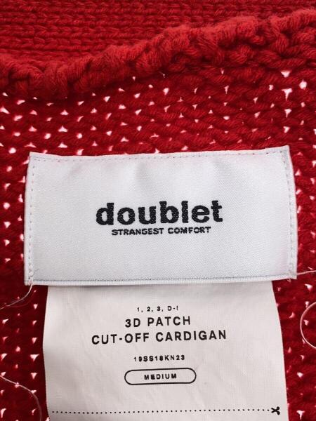doublet(ダブレット) / カーディガン(厚手)/M/コットン/RED/19SS19KN23