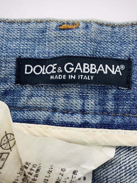 DOLCE&GABBANA / ペイントデザインダメージデニム/40/デニム/IDG/05AW DOLCE&GABBANA(ドルチェアンドガッバーナ) / ペイントデザインダメージ
