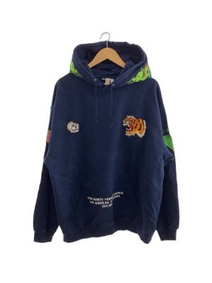 X-LARGE(エクストララージ) / パーカー/M/コットン/NVY/プリント