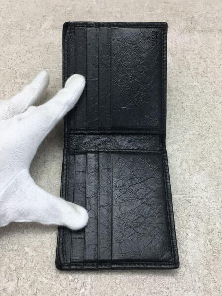 GUCCI(グッチ) / 2つ折り財布/レザー/BLK/メンズ/グッチ/575985・1147