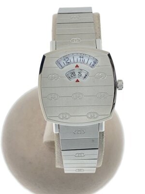 GUCCI(グッチ) / Gレクタングル/100L/シルバーローマン/クォーツ腕時計