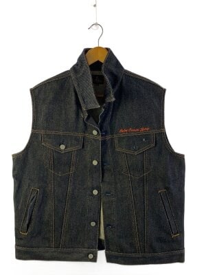 HARLEY DAVIDSON(ハーレーダヴィッドソン) / ベスト/M/レザー/ブラウン