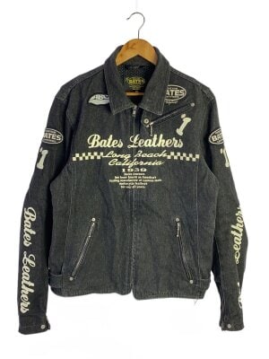 BATES / レーシングシャツ/パンチングレザー/トップス/L/レザー/RED BATES(ベイツ) / レーシングシャツ/パンチングレザー/トップス/L