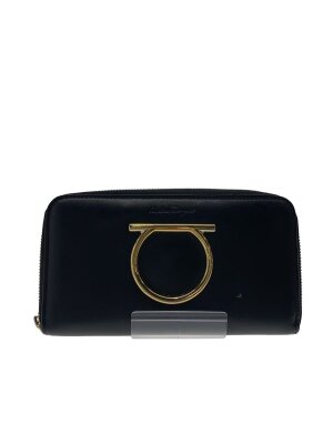 Salvatore Ferragamo(サルヴァトーレフェラガモ) / 長財布/レザー/BLK