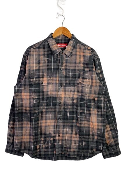 Supreme(シュプリーム) / 長袖シャツ/L/コットン/BLK/チェック/Supreme 