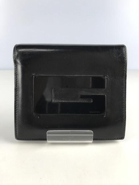 Gucci ブラック 二つ折り財布 GUCCI(グッチ) / 2つ折り財布/レザー/BLK/035・2133・2012/ブラック